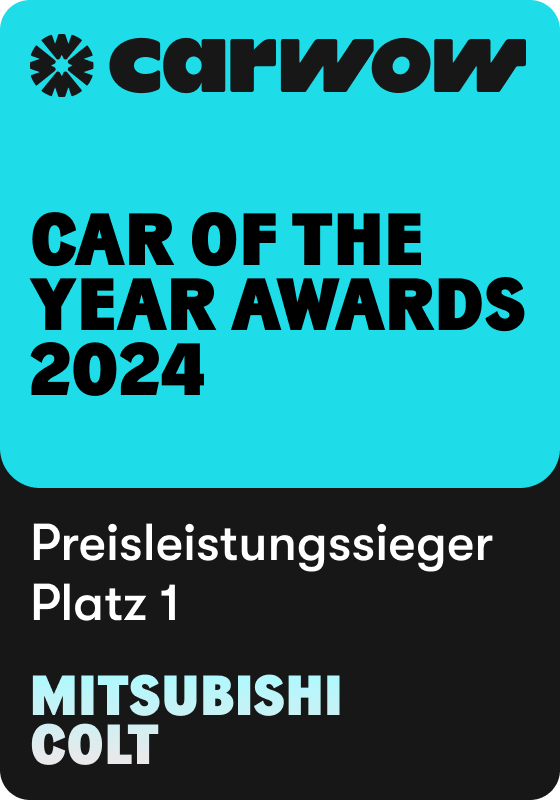 Mitsubishi COLT_Platz 1_Preisleitungssieger_Carwow Car of the Year Awards 2024